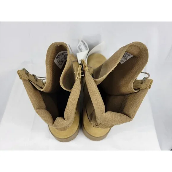 Vibram Military Hot Weather Coyote Combat Boots Mens Size 10 R Regular 798 Brown - Picture 5 of 12